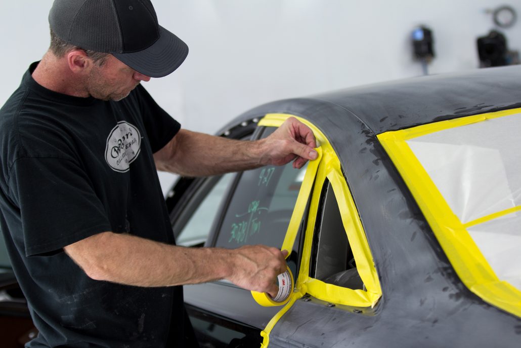 Prepping Car for Painting - Wolford Collision Repair